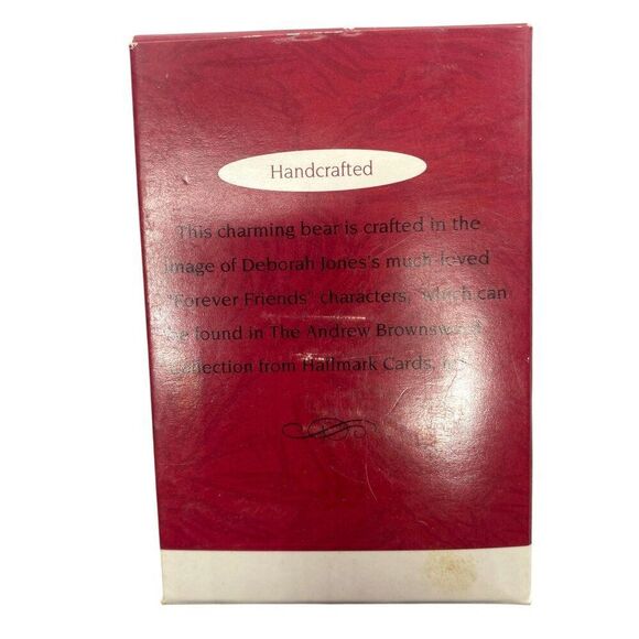 Forever Friends Bear Vintage  Hallmark Keepsake Ornament - Picture 5 of 6